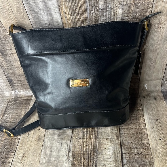 Vintage Pascal Morabito Paris France Black Pebbled Leather Crossbody Shoulder ba - Picture 14 of 16